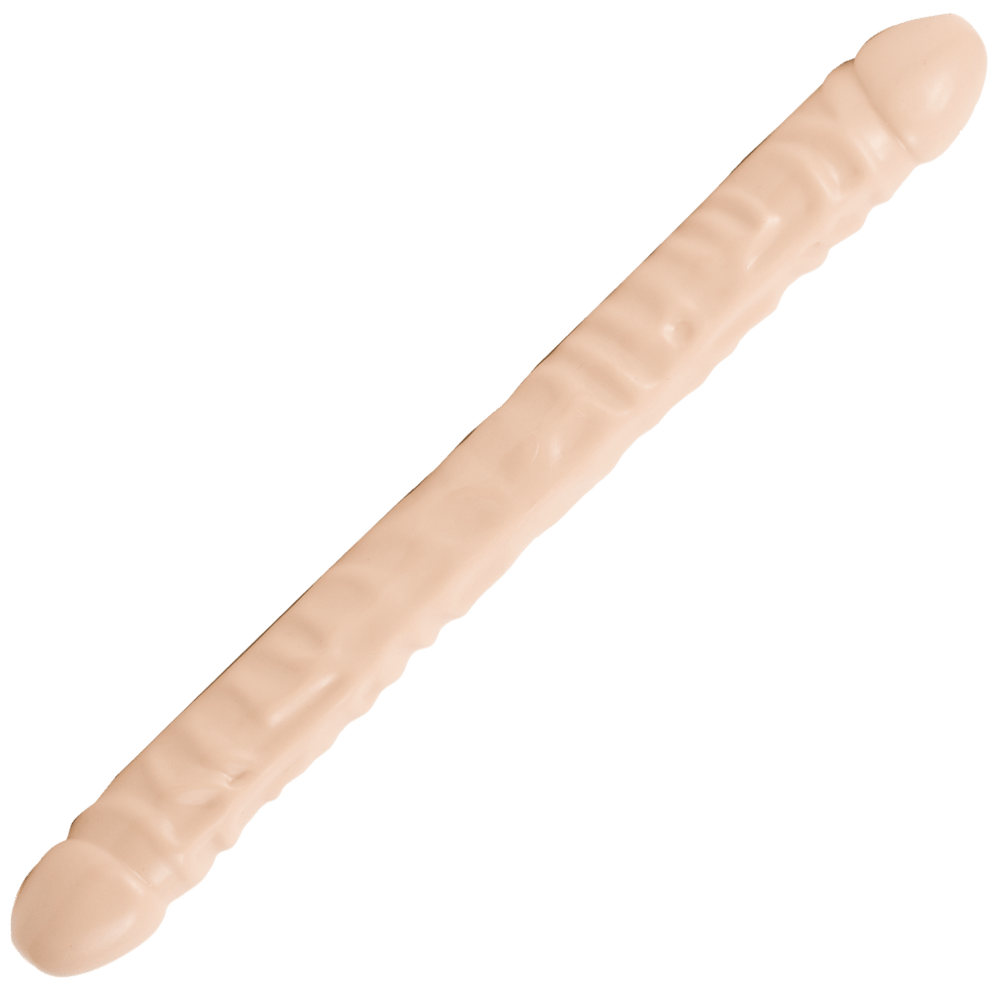 Veined Double Header - dubbele Dildo with Double Ends - 18 / 45 cm