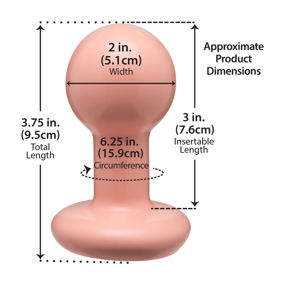 The Classic - Round Butt Plug - Cream