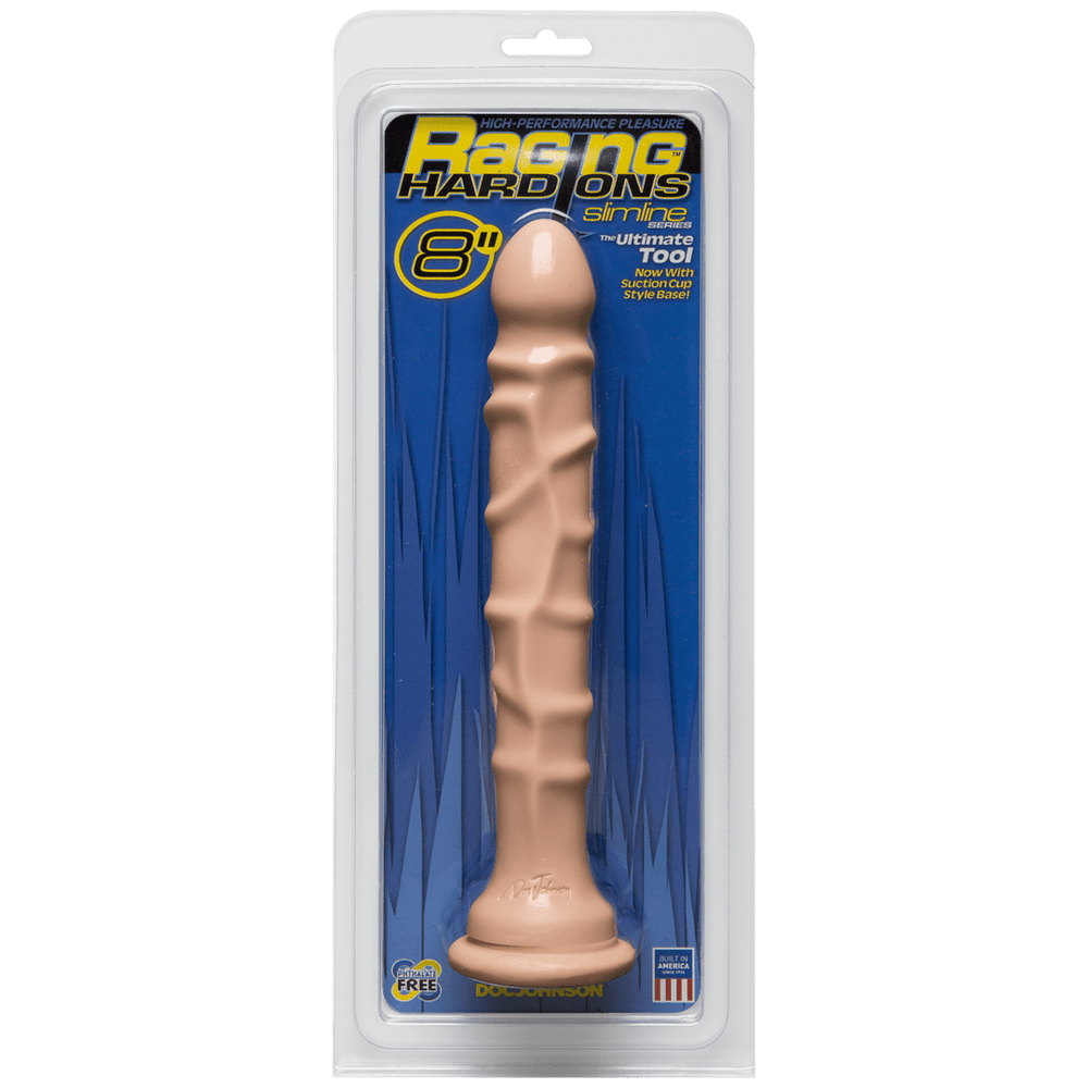 Slimline Dildo met Zuignap - 20 cm - Vanilla - foto 2