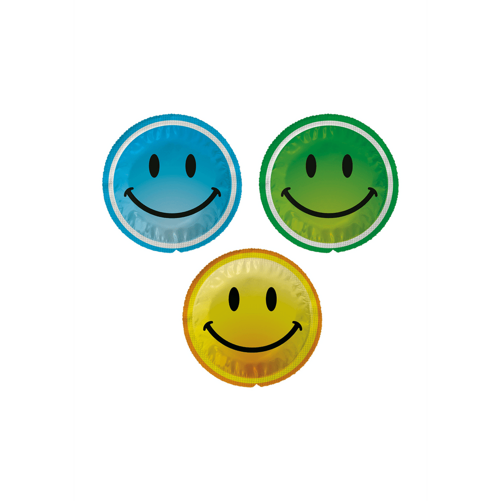 EXS Smiley Face Regular - Condooms - 100 Pieces