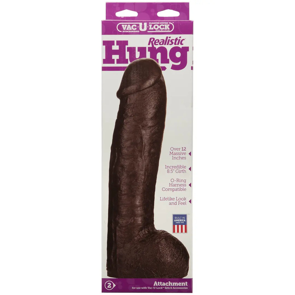 Realistic Hung - Realistic ULTRASKYN Dildo - 32 cm - foto 4