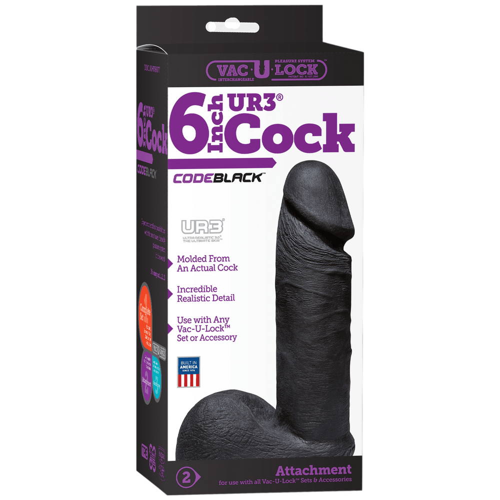 CodeBlack - ULTRASKYN Dildo - 15 cm - foto 2
