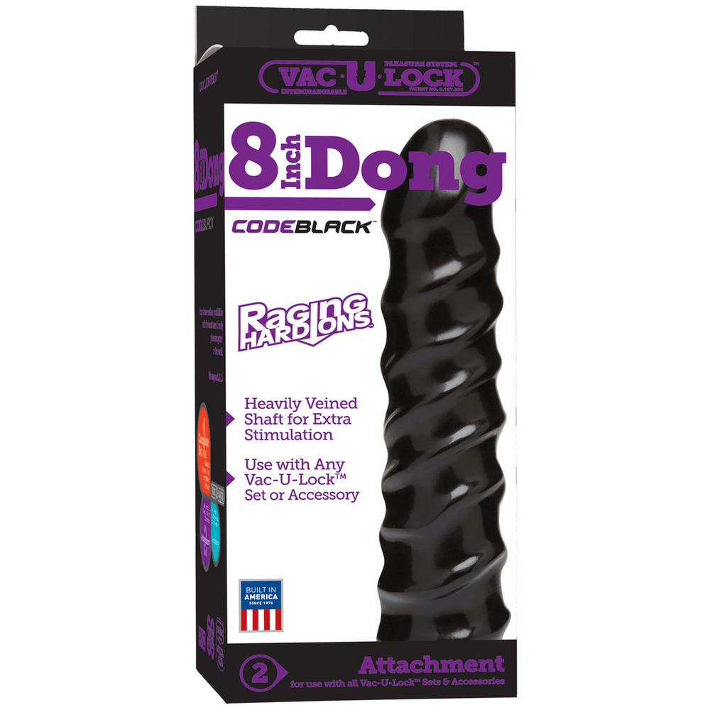 CodeBlack - Raging Hard Dildo - 20 cm - foto 2