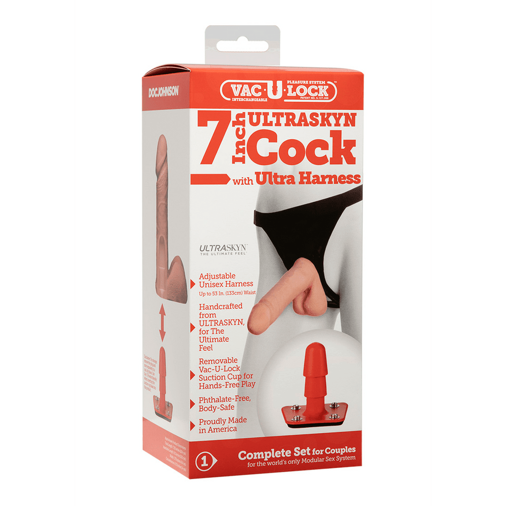 ULTRASKYN Harnas en Dildo - 18 cm - foto 3