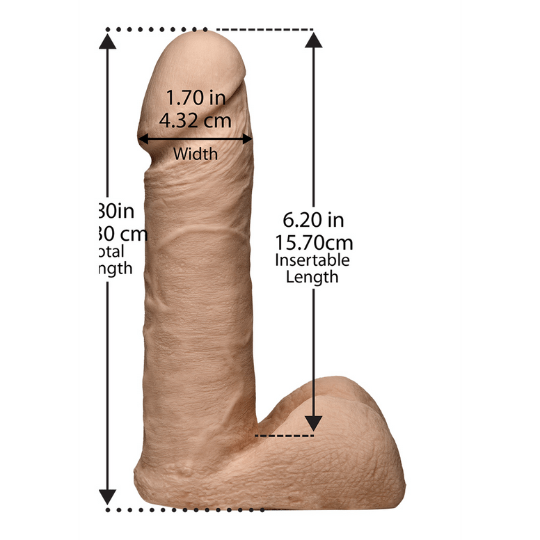 ULTRASKYN Harnas en Dildo - 18 cm - foto 2