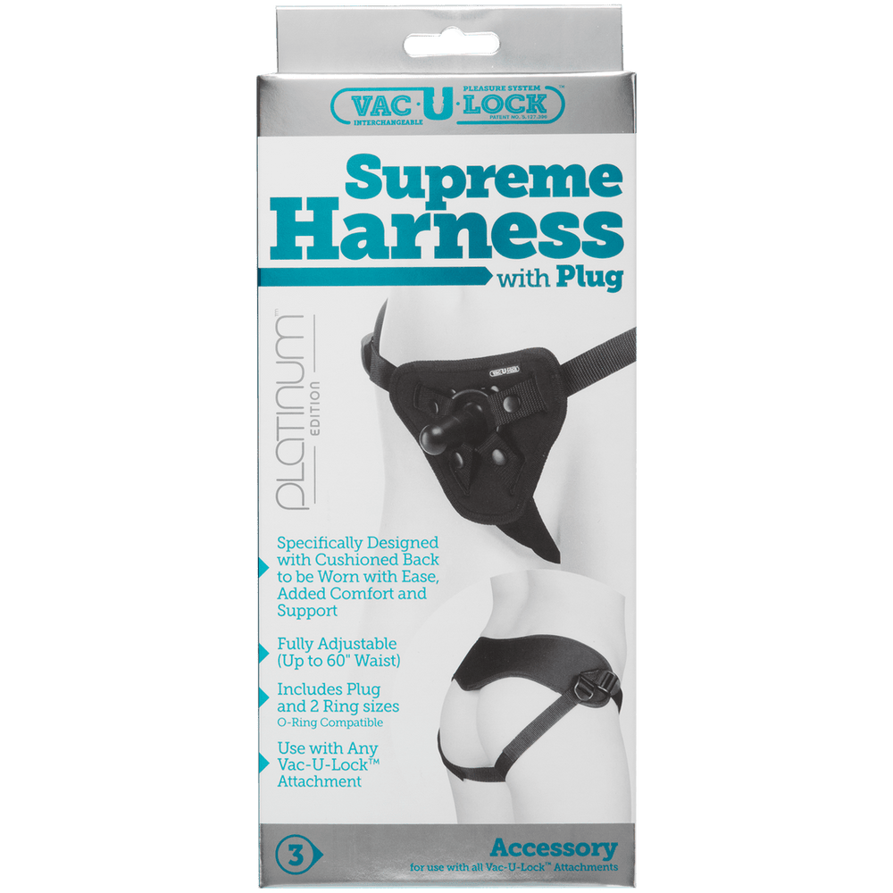 Platinum Supreme Harnas met Plug - foto 4