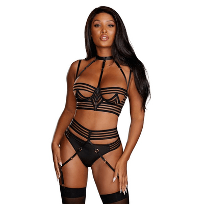 3-delige strappy lingerie