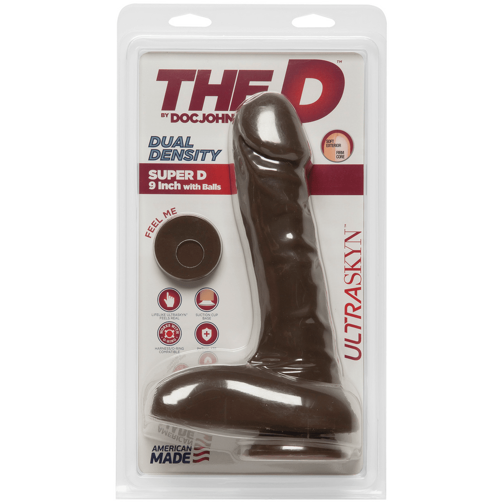 Super D - Realistic ULTRASKYN Dildo with Balls - 9 / 22 cm - foto 2