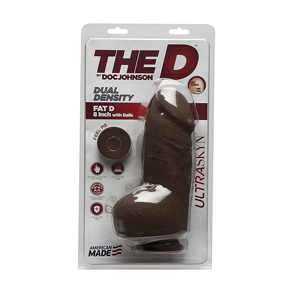 Fat D - Realistic ULTRASKYN Dildo with Balls - 8 / 20 cm - foto 10