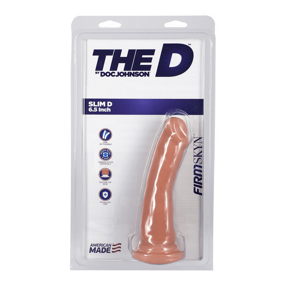 Slim D - Slim D Fsche FIRMSKYN Dildo - 7 / 17 cm - foto 3