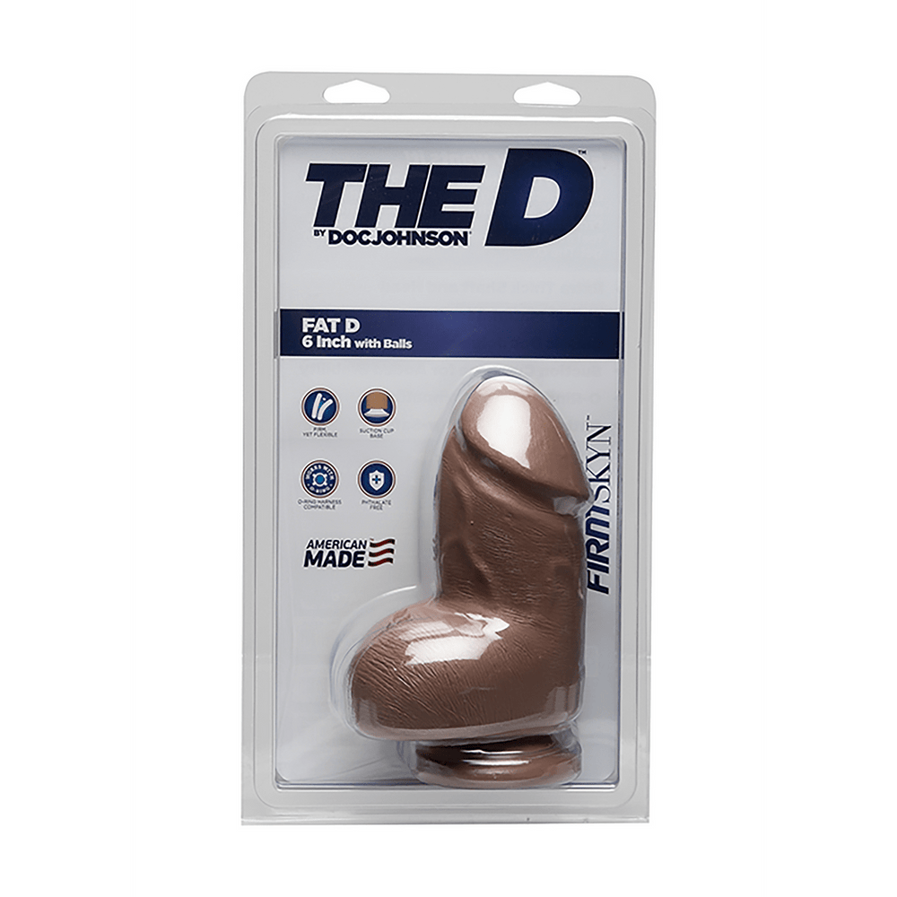 Fat D - Realistic FIRMSKYN Dildo with Balls - 6 / 15 cm - foto 8
