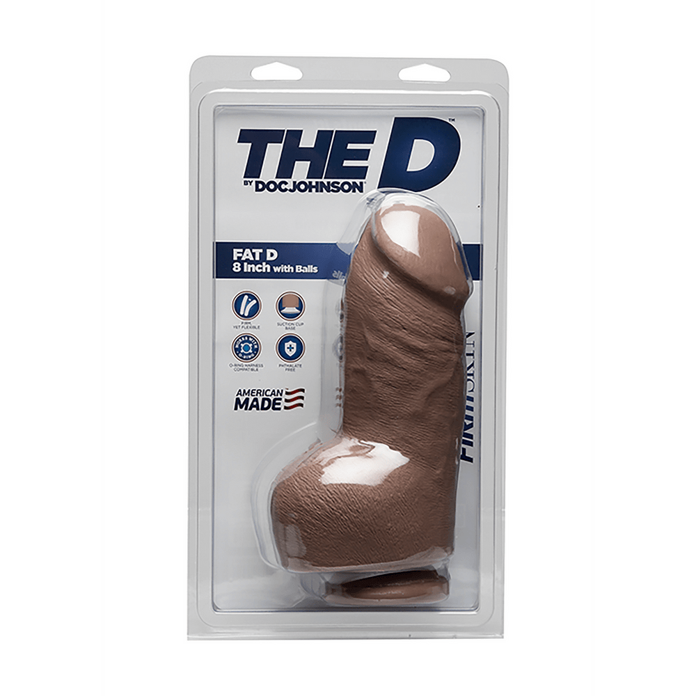 Fat D - Realistic FIRMSKYN Dildo with Balls - 8 / 20 cm - foto 8