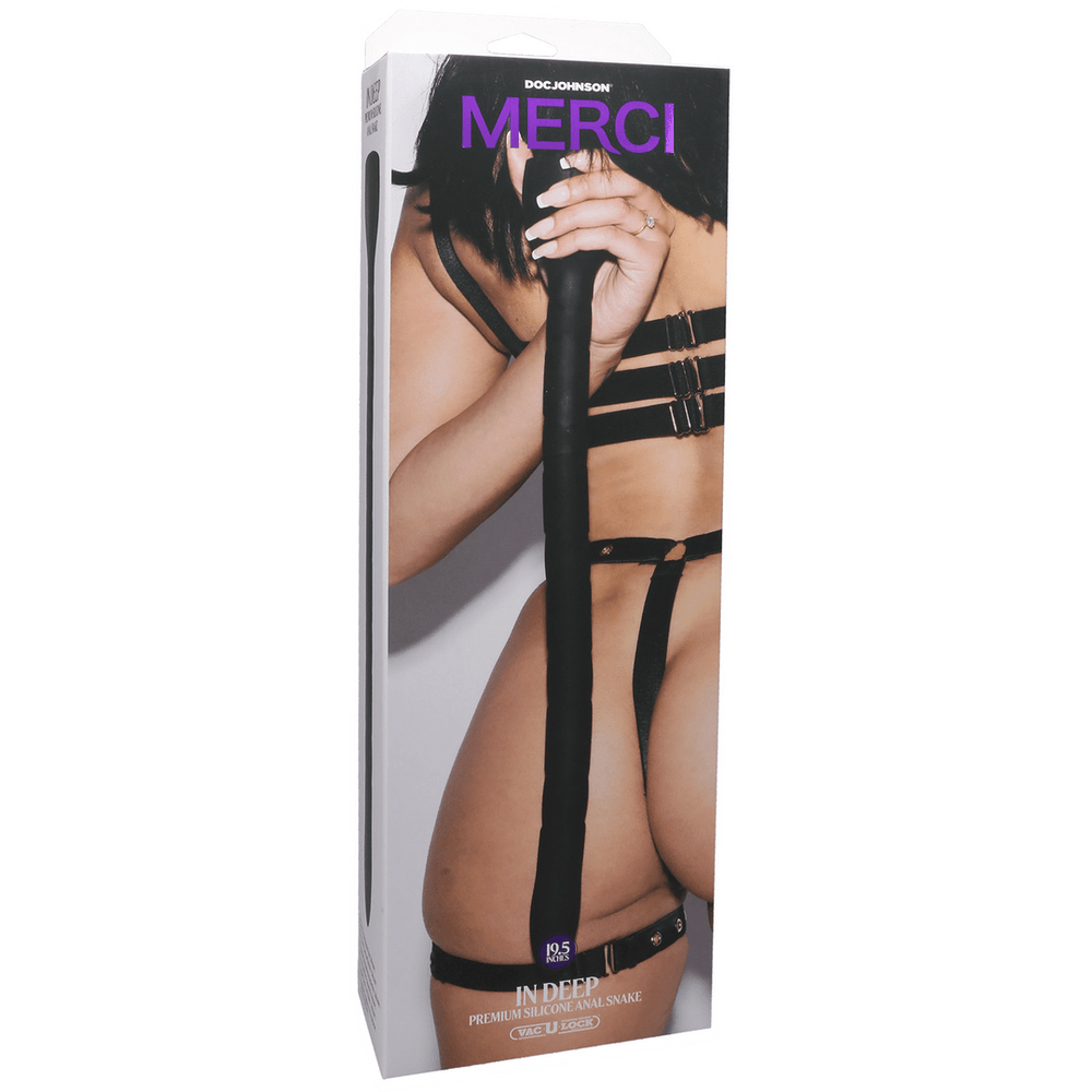 In Deep - Premium Anaal Dildo - Zwart - foto 5