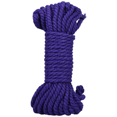 Bind and Tie - 6 mm Hemp Bondage Rope - 30 ft - Violet