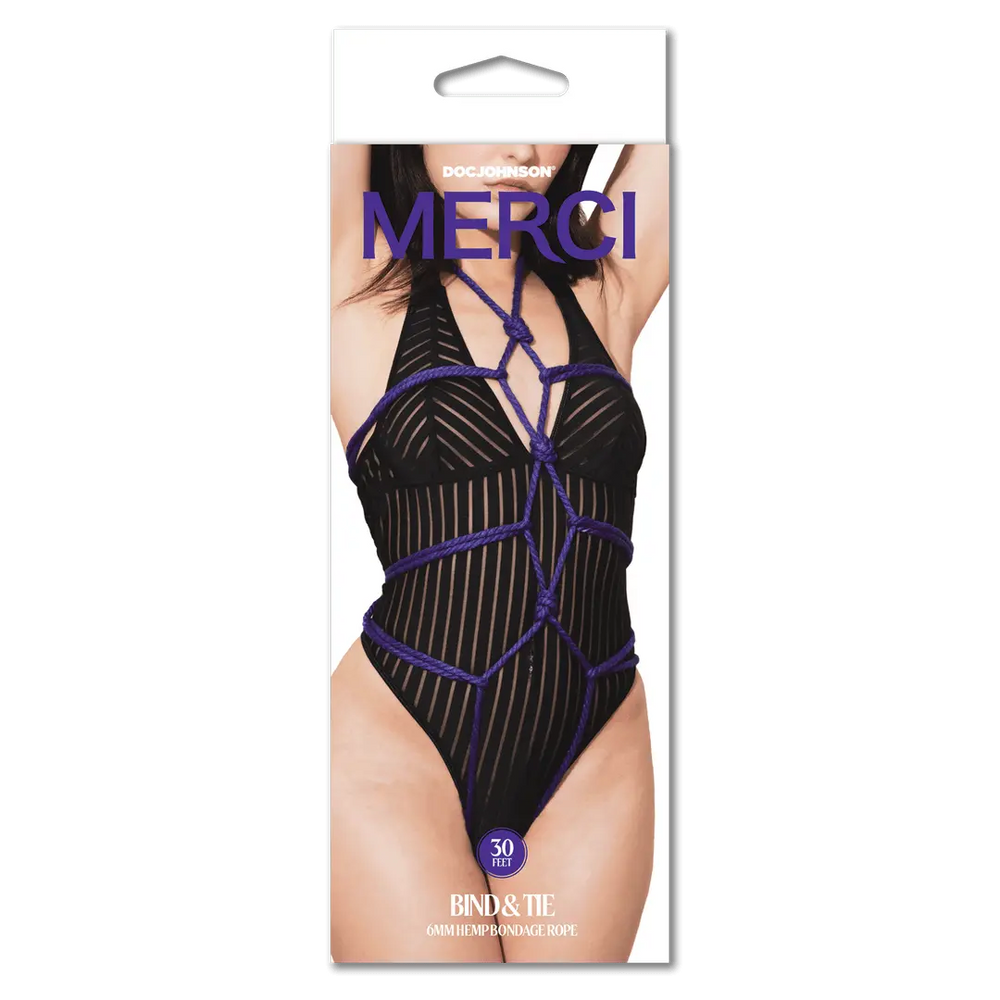 Bind and Tie - 6 mm Hemp Bondage Rope - Violet - foto 6