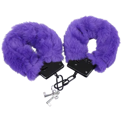 Fluff Cuffs Handboeien - Purple