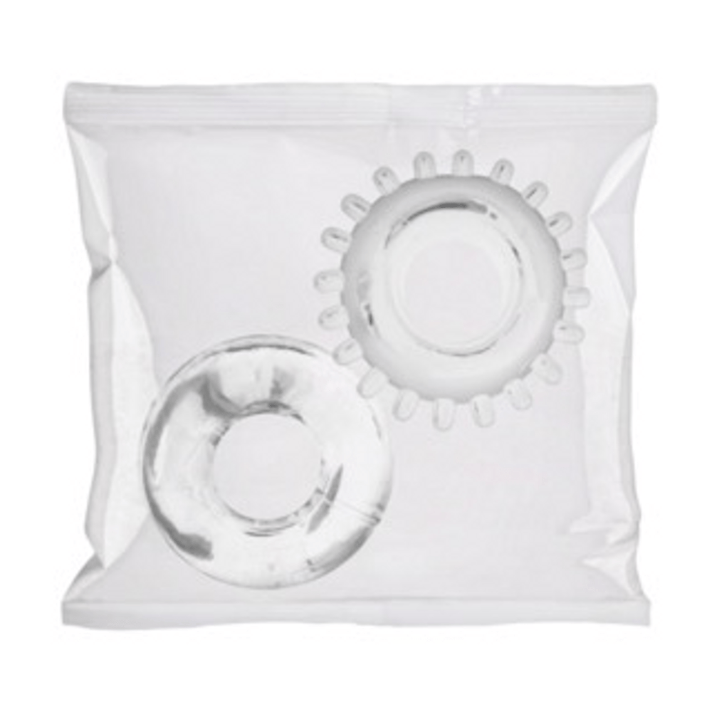 2 Pack C-Ring Set - Bulk 50 stuks - Transparant - foto 2