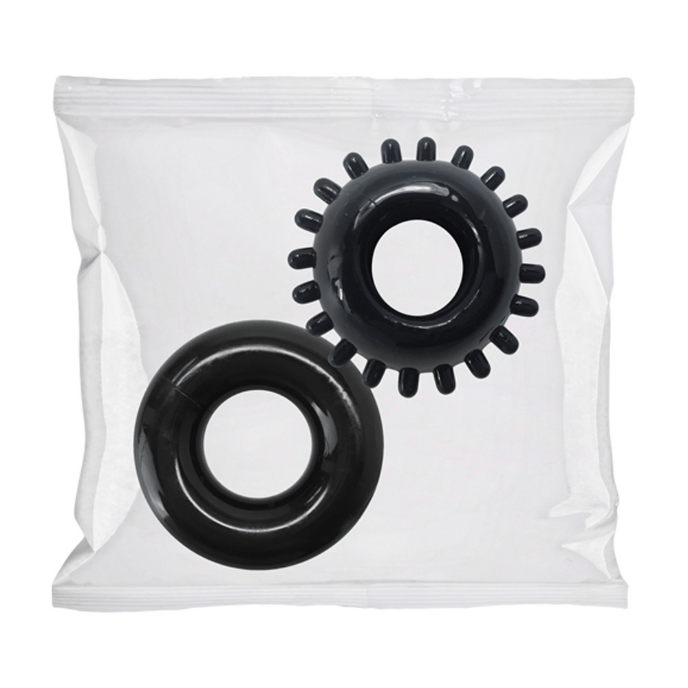 Doc Johnson - Cockring Set - 50 stuks - Zwart - foto 2