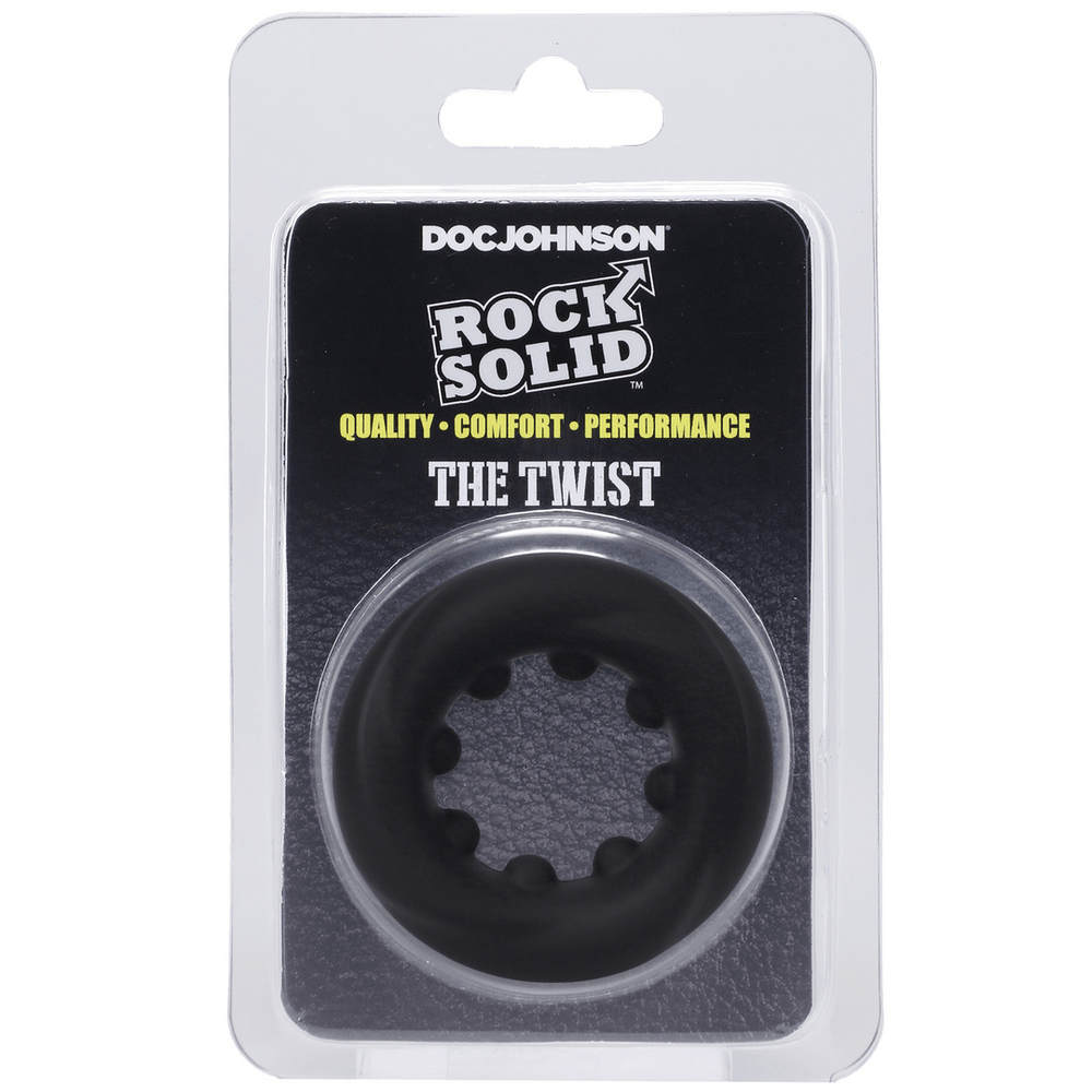 The Twist - Siliconen Stimulerende Cockring - foto 4
