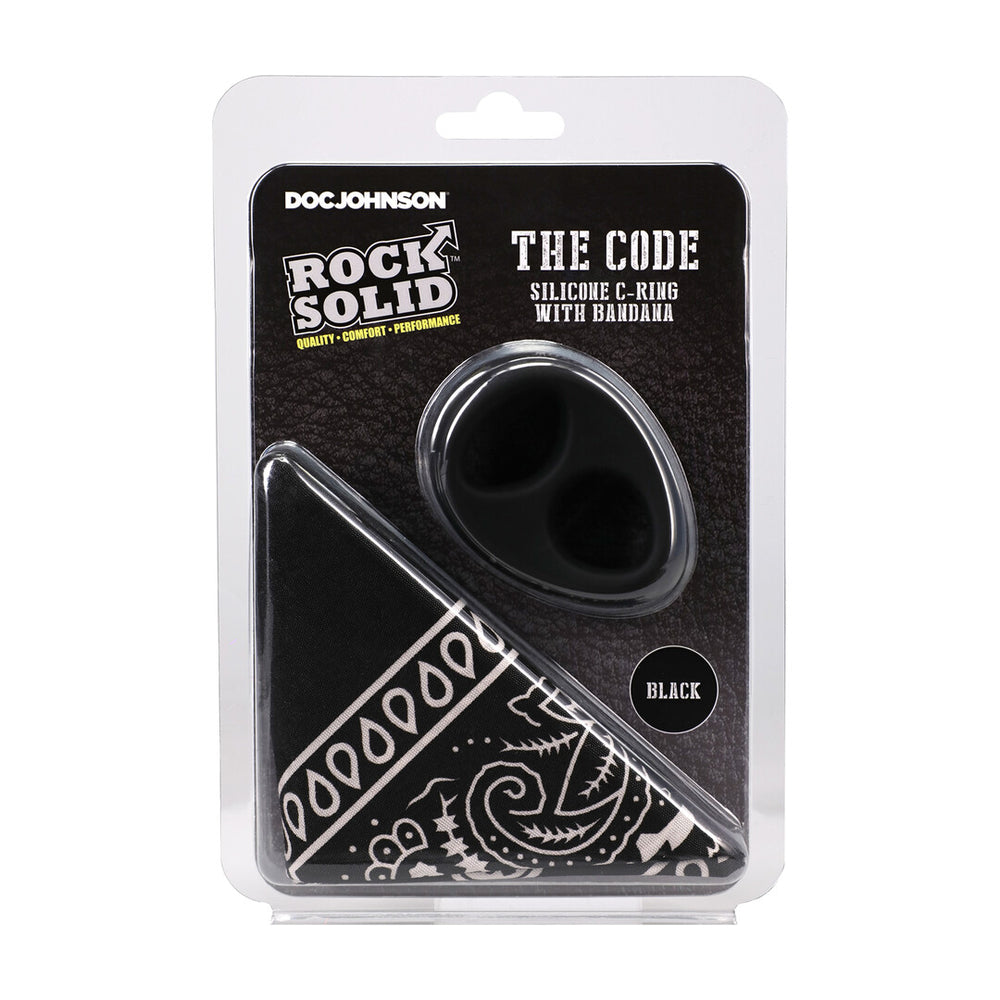 The Code - Siliconen Cockring met Bandana