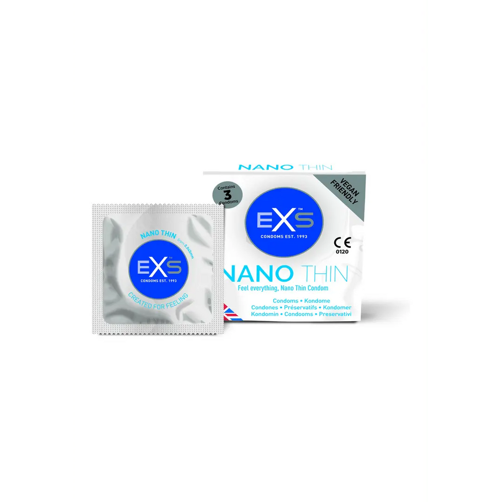 EXS Nano Thin - Condooms - 3 Pieces