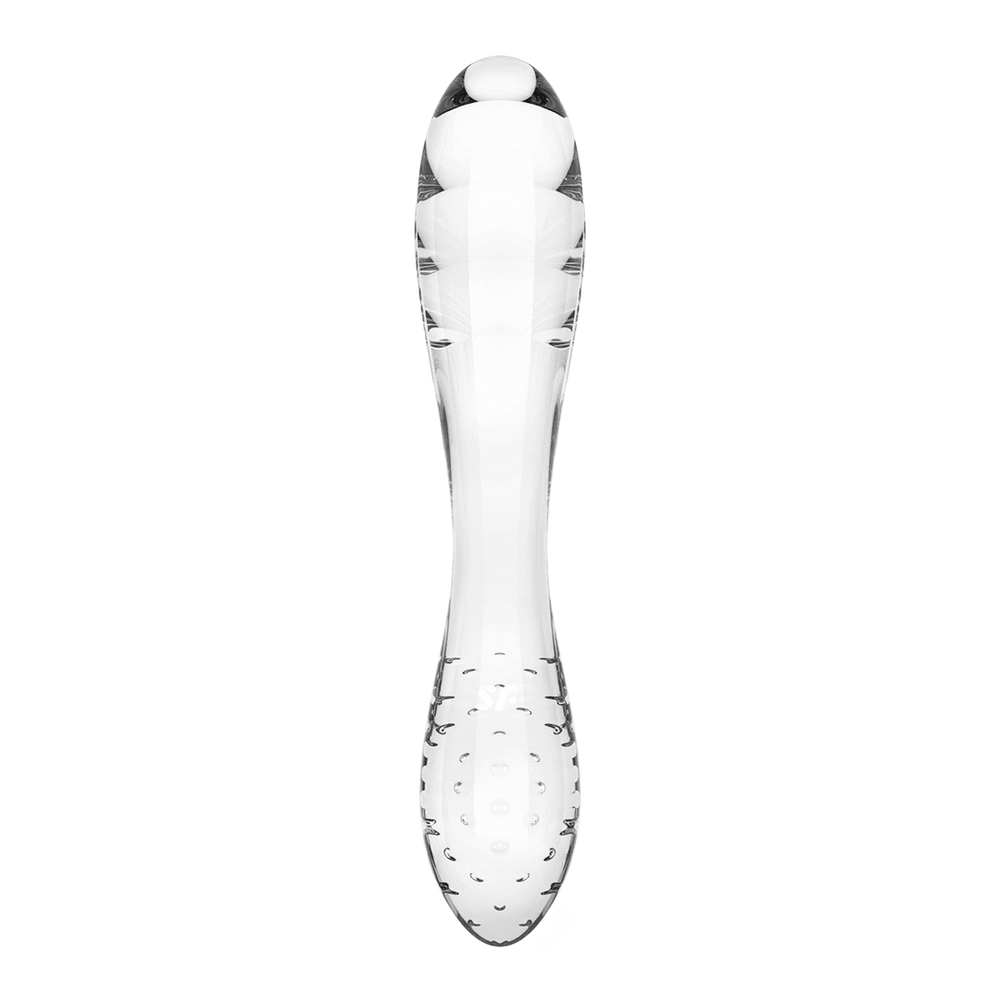 Dazzling Crystal 1 - Glas Dildo - Transparant - foto 4