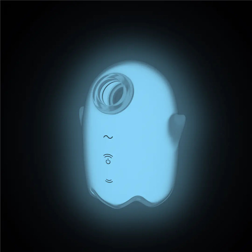 Glowing Ghost - Luchtdruk Vibrator - Glow in the Dark - foto 11