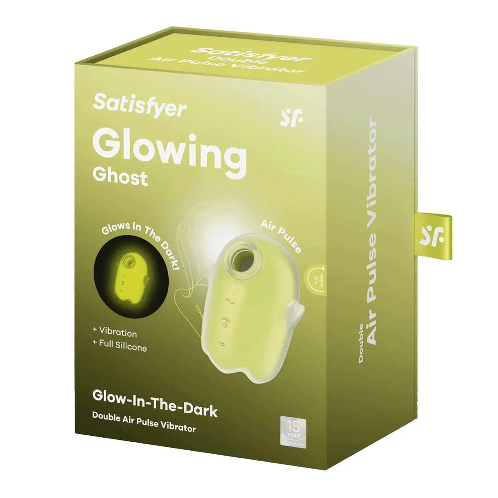 Glowing Ghost - Luchtdruk Vibrator - Glow in the Dark - foto 6