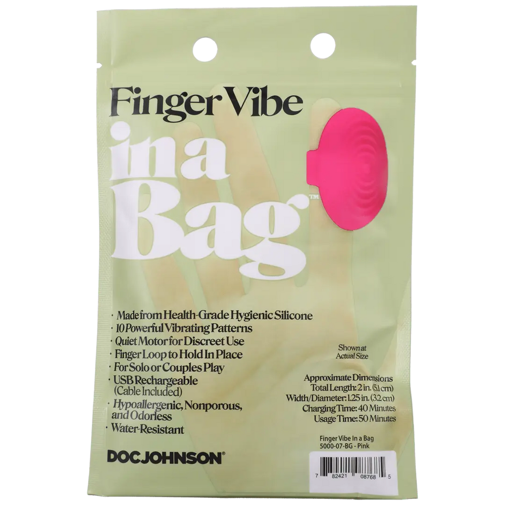 Doc Johnson - Vinger Vibrator - Roze - foto 8