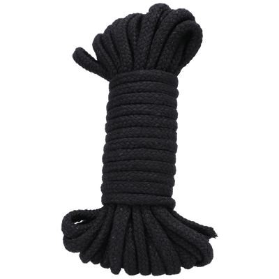 Cotton Rope - 32 ft - Black