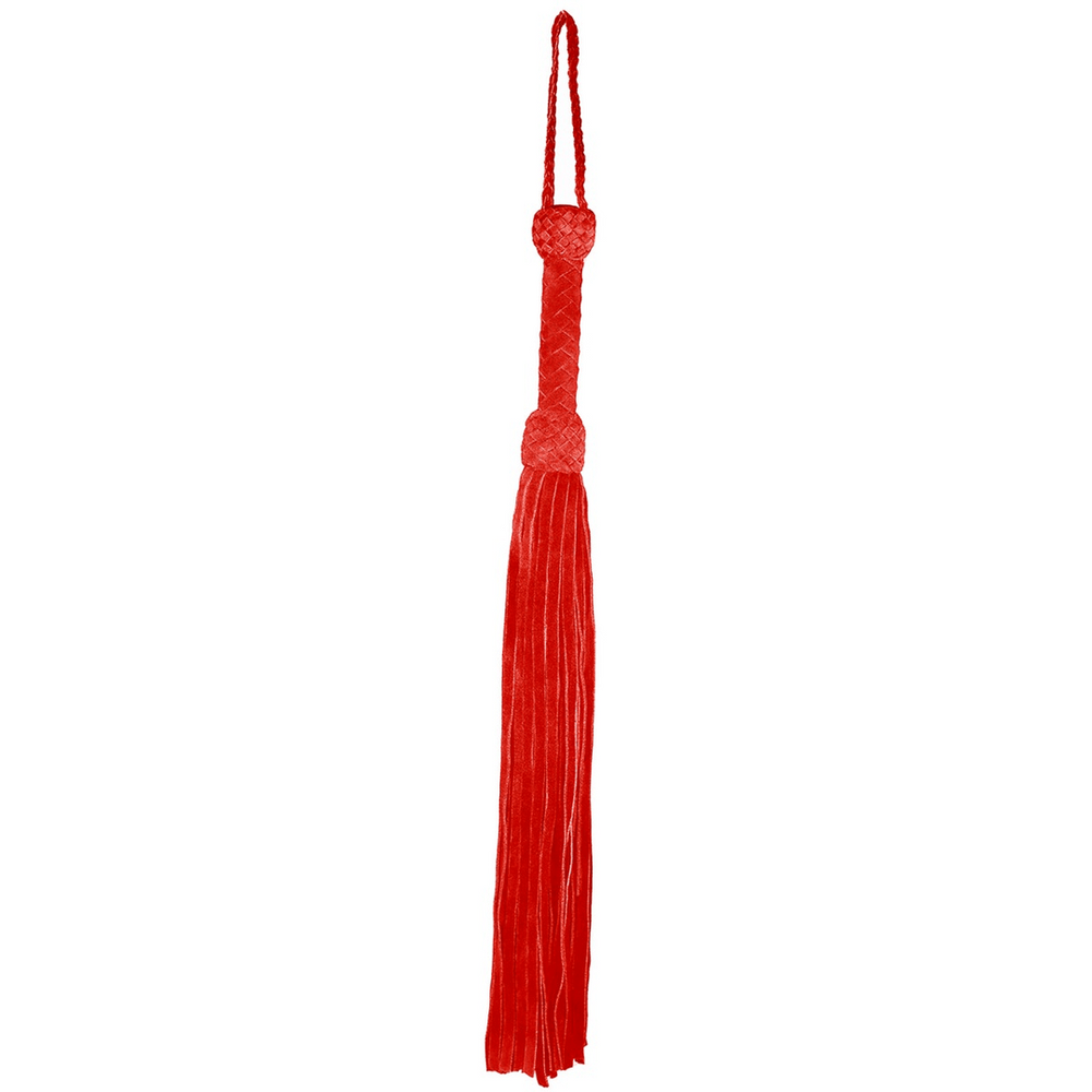 Leather Suede Flogger - Red - foto 3