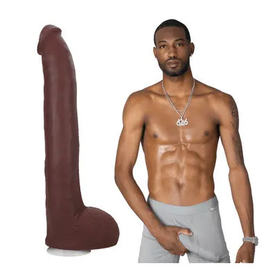 Hollywood Cash - realistische dildo 29 cm Chocolate