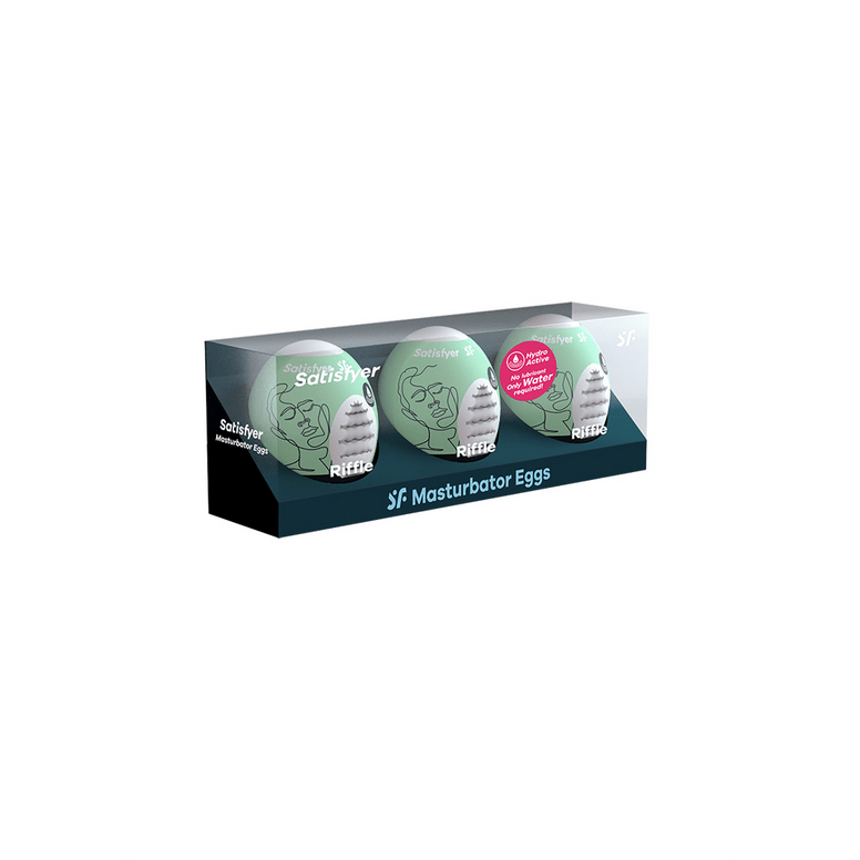 Masturbator Egg Set - Riffle - 3 Pieces - foto 2