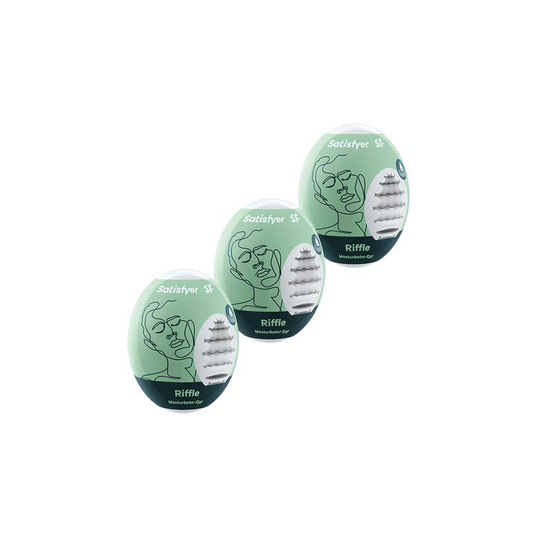 Masturbator Egg Set - Riffle - 3 Pieces