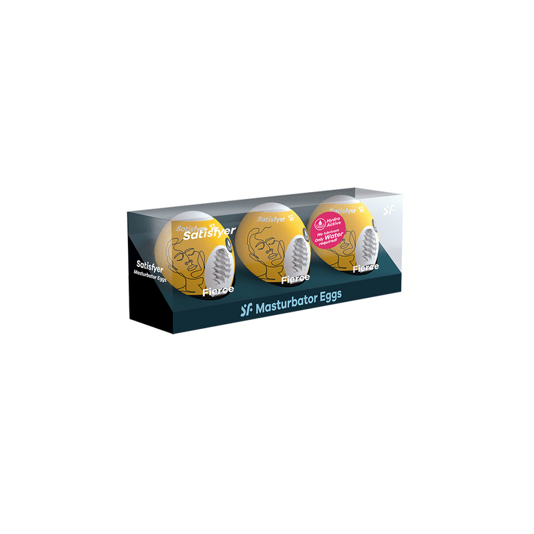 Masturbator Egg Set - Fierce - 3 stuks - foto 2