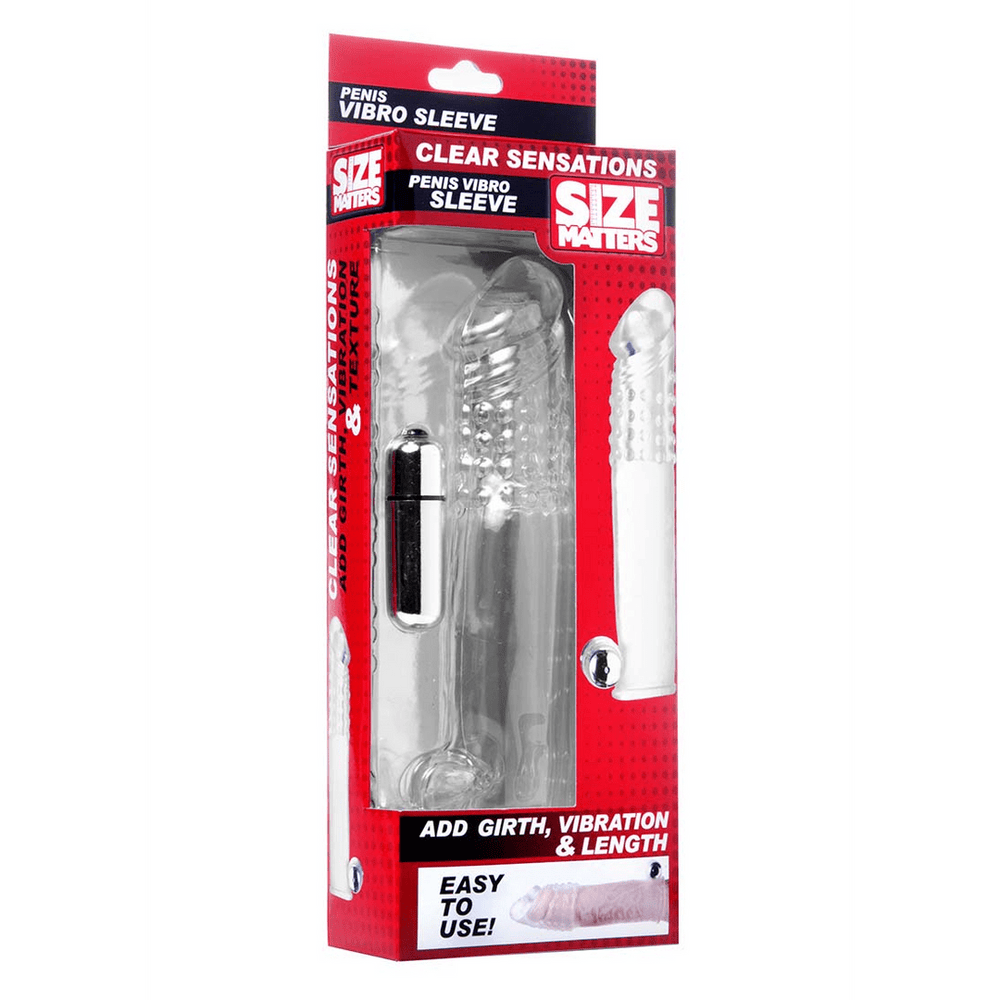 Clear Sensations - Vibrating Penis Sleeve with Bullet - foto 3