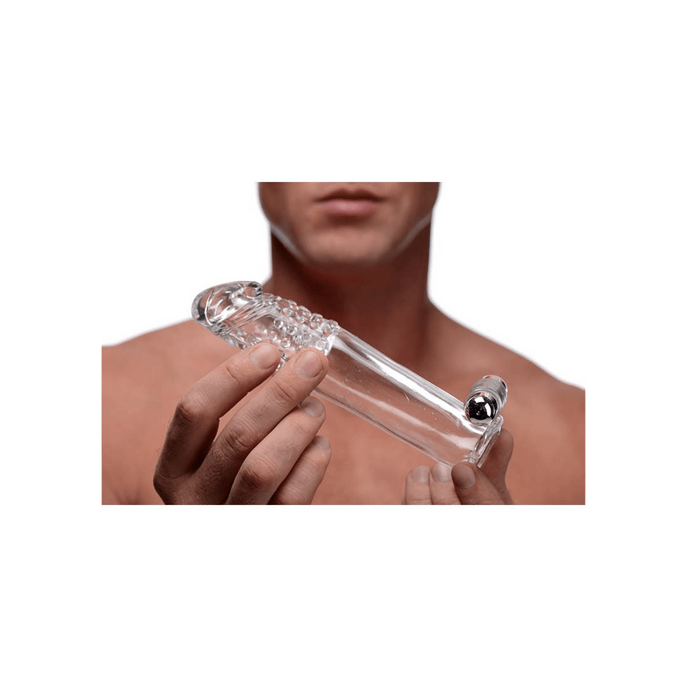 Clear Sensations - Vibrating Penis Sleeve with Bullet - foto 2