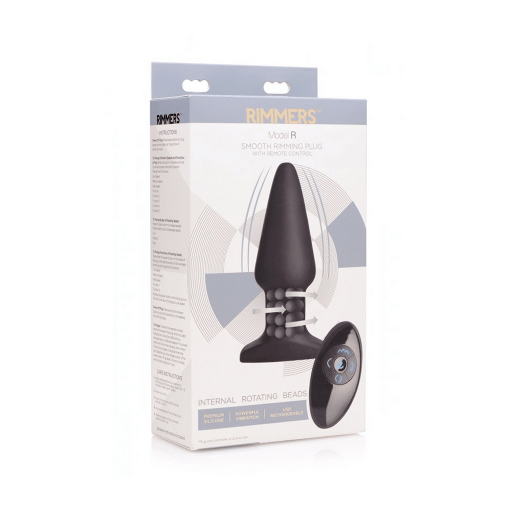 Model R - Smooth Rimming Buttplug - foto 3