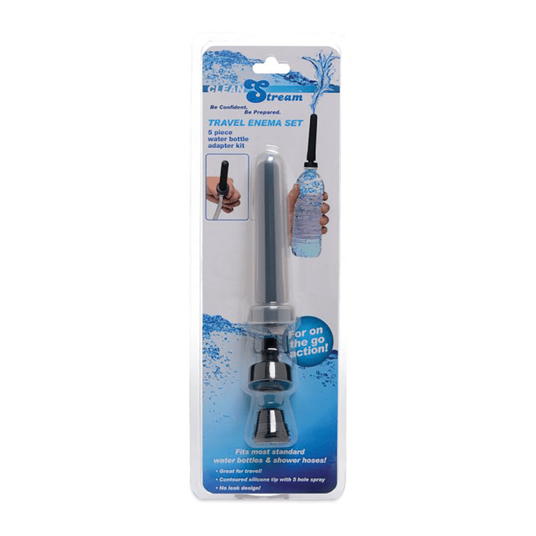 Travel Enema Water Bottle Adapter Set - 5 Stuks - foto 2