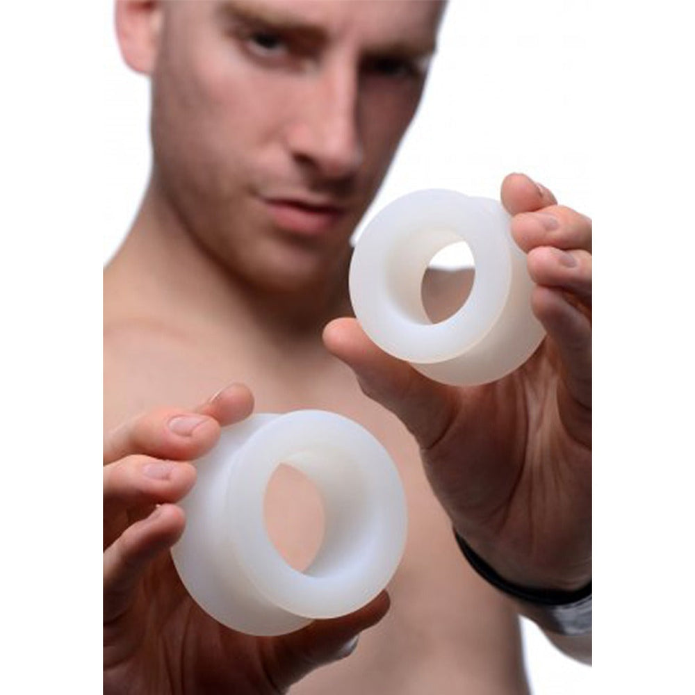 Stretch Master - 2-delige Siliconen Anaal Ringen Set - foto 4