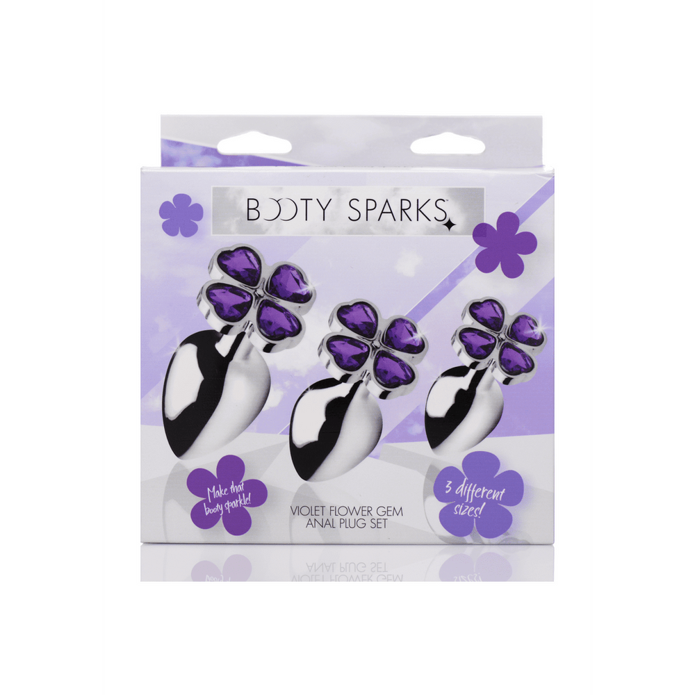 Violet Flower - Butt Plug Set - 3-delig - foto 2