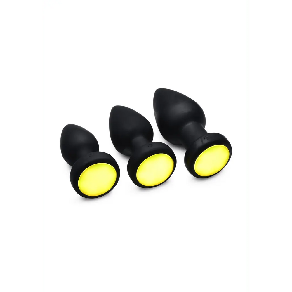 Vibrerende LED Butt Plug - Small - foto 4