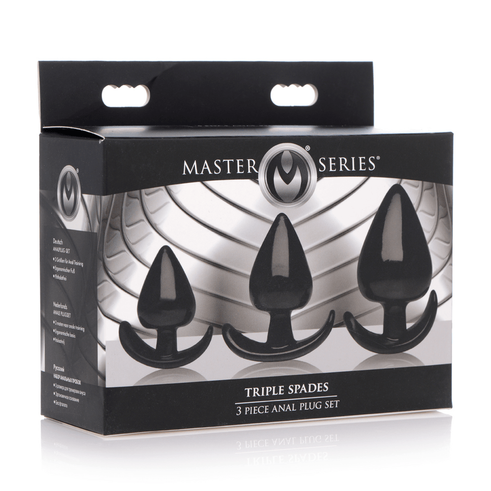 Triple Spades - 3 Piece Anal Plug Set - foto 3