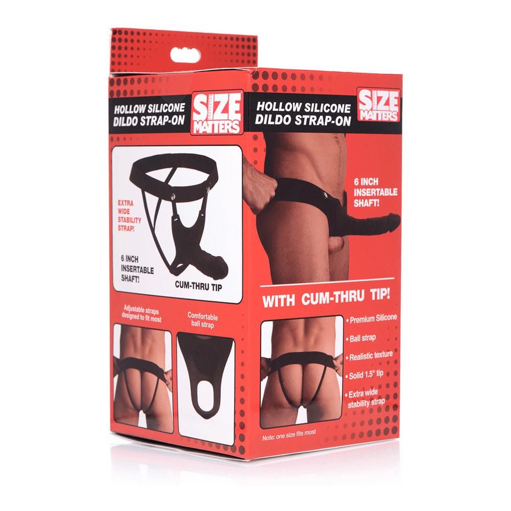 SM - Hollow Silicone Dildo Strap-On - foto 3