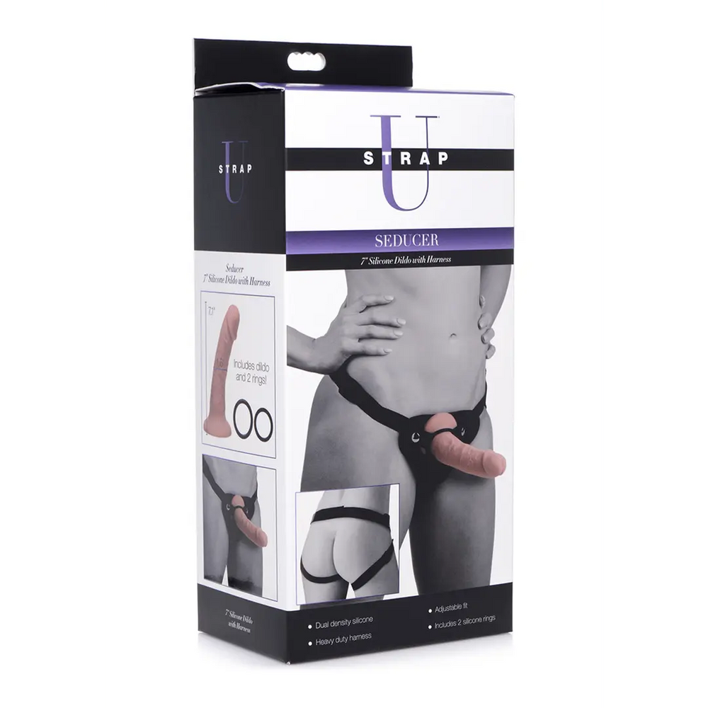 Seducer - Dildo Strap-on - 18 cm - foto 3