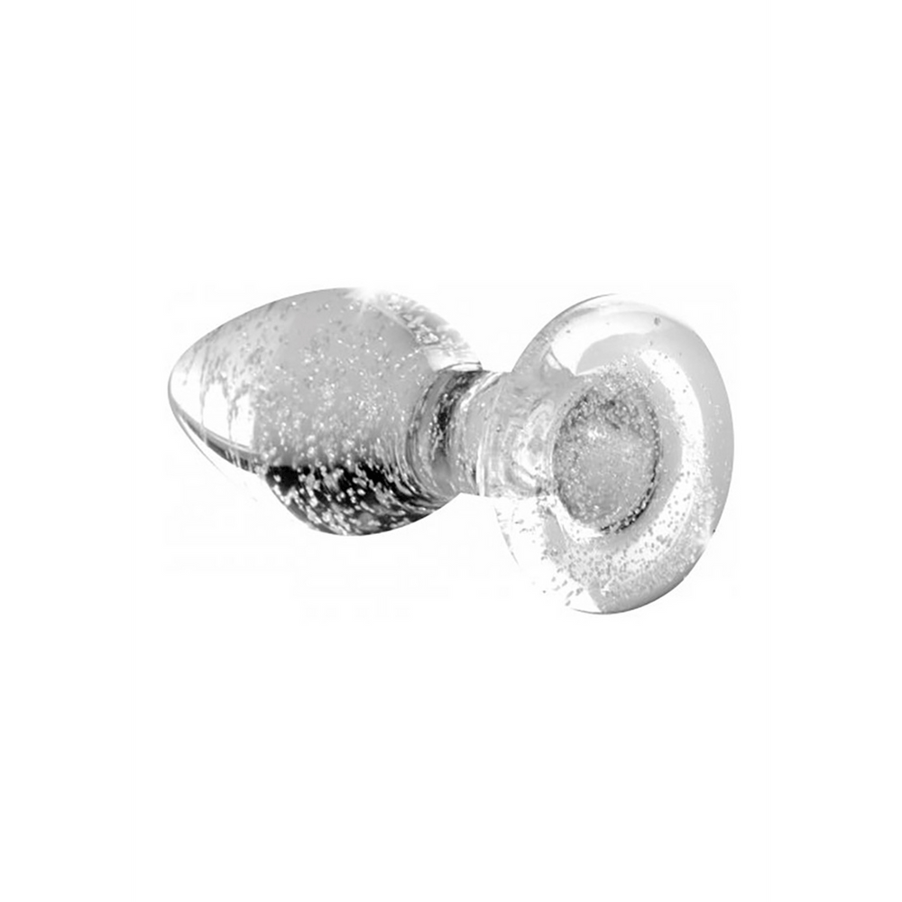 Glow-In-The-Dark - Glass Butt Plug - foto 4