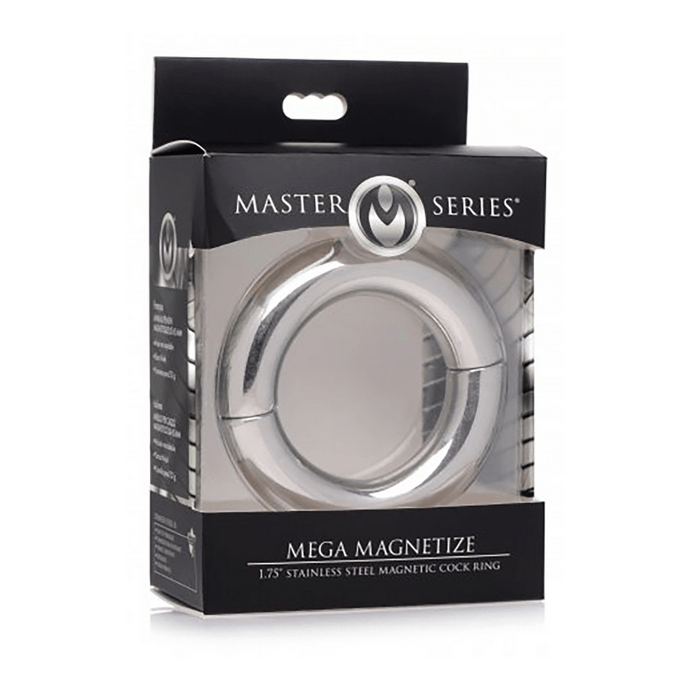 Mega Magnetize - Magnetisch Cockring - Roestvrij Staal - 4,4 cm - foto 4