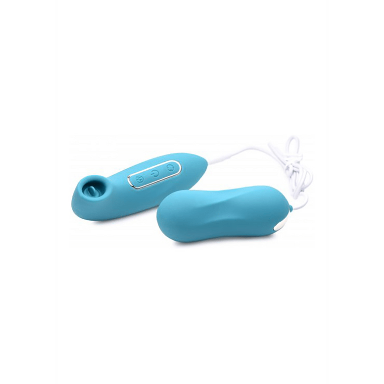 Likkende clitoris stimulator - blauw - XR brand