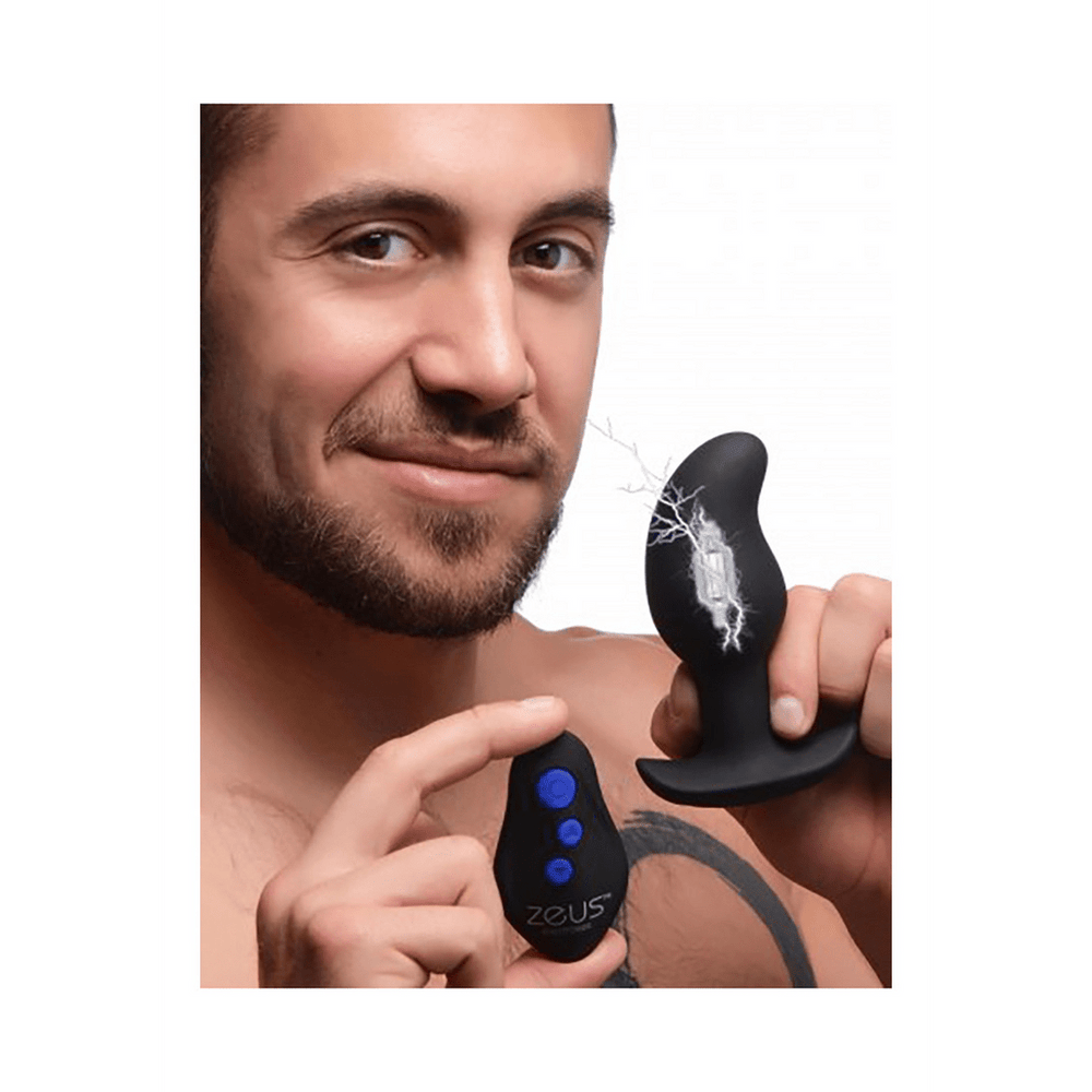 Vibrating and E-Stim Silicone Prostate Massager + Remote Control - foto 2