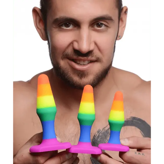 XR Brands - Anaal trainer Set - Rainbow - foto 2
